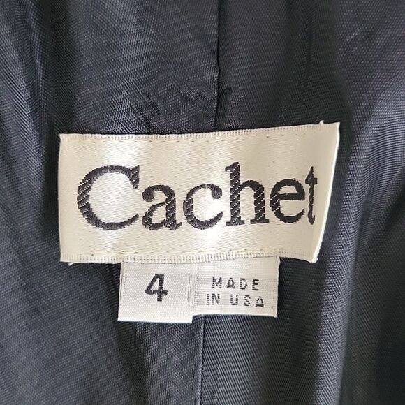 Cachet Silver Grey Slip Maxi Dress Spaghetti Strap Sleeveless Womens Size 4 - Picture 10 of 15